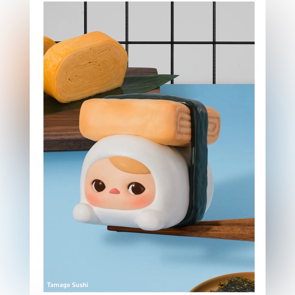 🆕 Pop Mart Pucky Egg Beanie Tamago Sushi Figure